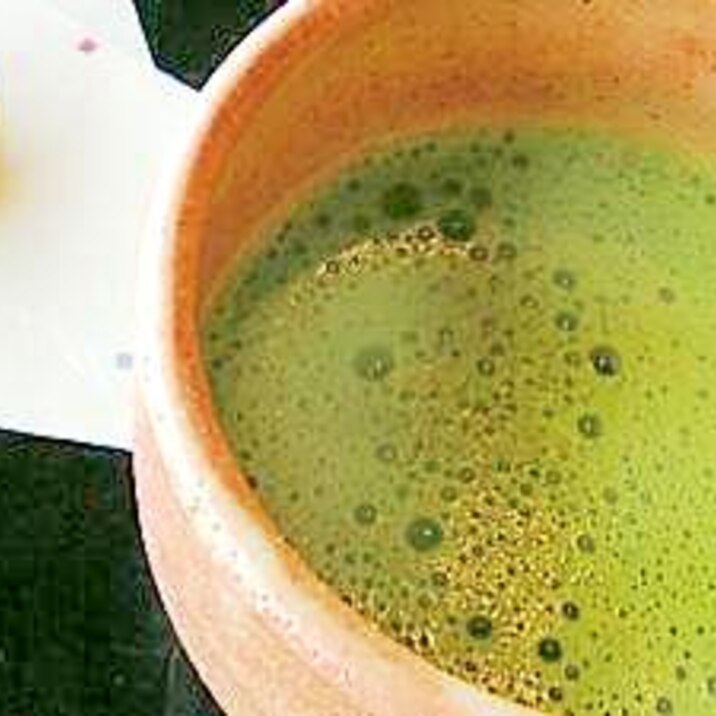 くつろぎの抹茶オレ